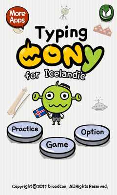 Emulate Android APK [B]TypingCONy for Icelandic